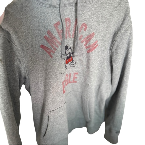 Disney Other - NWT Disney x American Eagle Mickey Mouse Hoodie Gray Size Large Super Soft
